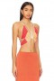  Dames Tops | Lovers + Friends Butterfly Love Top Rood & Oranje