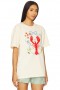  Dames Tops | Lovers + Friends Cover Up Tee Rood Multi