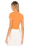  Dames Tops | Lovers + Friends Divine Tee Oranje