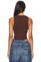  Dames Tops | Lovers + Friends Margie Vest Bruin