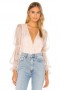  Dames Tops | Lovers + Friends Mia Bodysuit Blush Pink