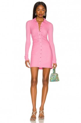  Damesjurken | Lovers + Friends Bernie Minijurk Babyroze