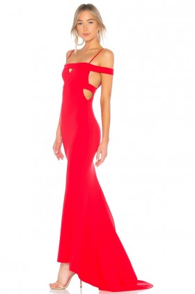  Damesjurken | Lovers + Friends Cece Gown Red Rose