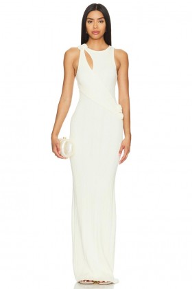  Damesjurken | Lovers + Friends Ceres Maxi-jurk Ivoor