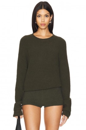  Damestruien & breisels | Lovers + Friends Leona Crewneck Groen