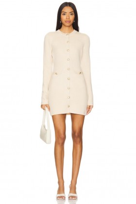  Dames Truien & Breisels | Lovers + Friends Tena Knit Dress Crème