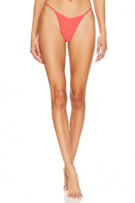 Badpakken en cover-ups voor dames | Lovers + Friends Shine Like The Sun Bottom Hot Coral