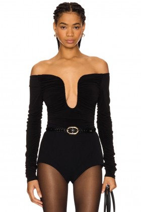  Dames Tops | Lovers + Friends Ari Bodysuit Zwart