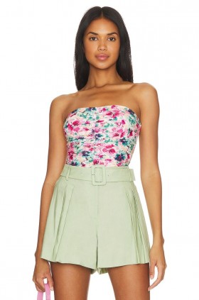  Dames Tops | Lovers + Friends Erica Bodysuit Zomer Bloemen Multi