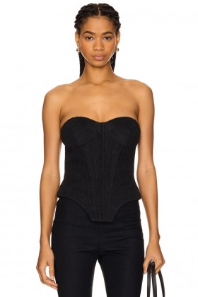  Dames Tops | Lovers + Friends Madi Top Donkergrijs