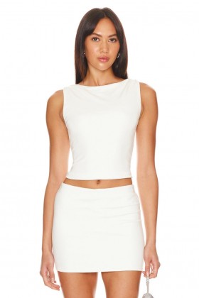  Dames Tops | Lovers + Friends X Anja Dujakovi? Lainey Top Wit