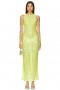  Naisten uima-asut ja peittoasut | Lovers + Friends Erin Sequin Maxi Dress Lime Green Sequin