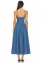  Robe midi Simone en denim bleu pour femme | Lovers + Friends