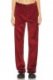  Pantalon femme | Lovers + Friends en velours côtelé bordeaux