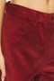  Pantalon femme | Lovers + Friends en velours côtelé bordeaux