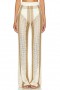  Pantalon femme | Lovers + Friends Kerim Stripe Pantalon ivoire et beige