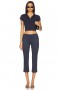  Pantalon femme | Lovers + Friends Pantalon Capri Noah en denim indigo