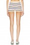  Shorts pour femmes | Lovers + Friends Donna Knit Short beige et rose multicolore