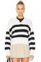 Pulls et tricots pour femmes | Lovers + Friends Pull Allegrina à rayures noires et blanches