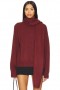  Pulls et tricots pour femmes | Ensemble pull et écharpe Nemy Lovers + Friends, bordeaux
