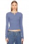 Hauts pour femmes | Lovers + Friends Haut Henley Ambre Bleu Ardoise
