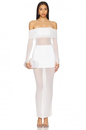  Robes pour femmes | Robe longue blanche Fio Lovers + Friends