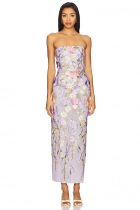  Robes pour femmes | Robe Poppin Lovers + Friends Lilas à fleurs printanières