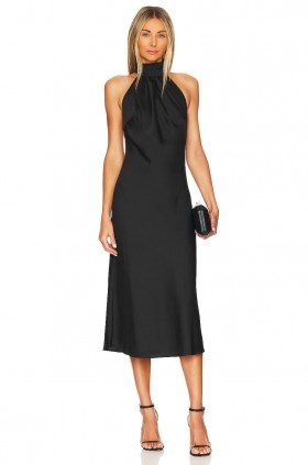  Robes pour femmes | Robe midi noire Loves + Friends Raya