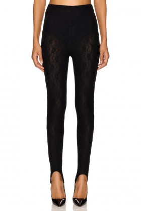  Pantalon femme | Lovers + Friends X Emma Rose Gwen Pantalon à étriers en dentelle noir