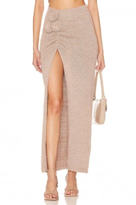  Jupes pour femmes | Lovers + Friends Joya Rosette Jupe beige