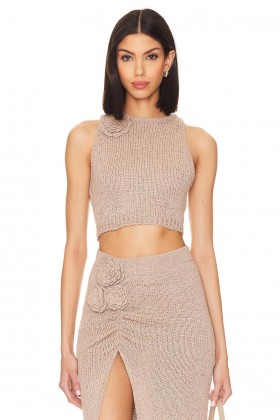 Hauts pour femmes | Lovers + Friends Haut Joya Rosette Beige