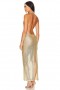 Damenkleider | Lovers + Friends Charlotte Maxikleid Gold Sand