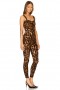  Damen-Jumpsuit | Lovers + Friends Sarah Jumpsuit Leopardenmuster