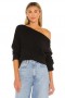 Damenpullover & Strickwaren | Lovers + Friends Alayah Off-Shoulder-Pullover Schwarz