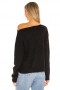  Damenpullover & Strickwaren | Lovers + Friends Alayah Off-Shoulder-Pullover Schwarz
