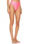  Damen-Badeanzüge & Strandkleider | Lovers + Friends Karina High Waist Bikinihose in Bonbonrosa