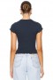  Damen-Tops | Lovers + Friends Brooks T-Shirt Mitternachtsblau
