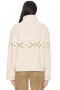  Damenoberteile | Lovers + Friends Clive Pullover mit halbem Reißverschluss, Beige
