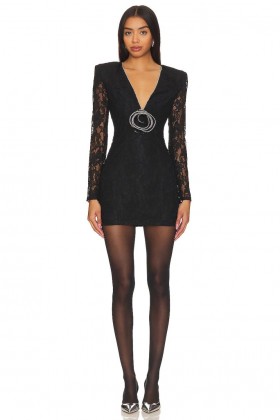 Damenkleider | Lovers + Friends Nadine Minikleid Schwarz