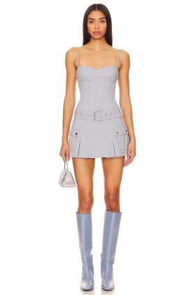  Damenkleider | Lovers + Friends Remy Minikleid Beton