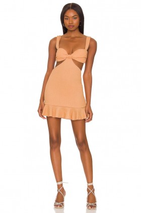  Damenkleider | Lovers + Friends Sonnengeküsstes Minikleid Orange