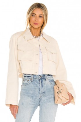  Damenjacken & -mäntel | Lovers + Friends Angeles Cropped Jacket Elfenbein