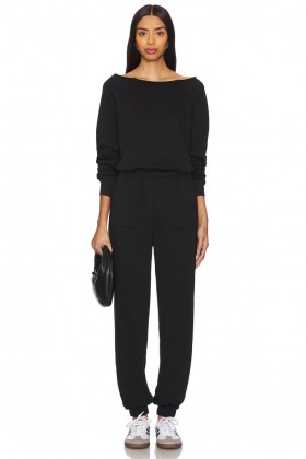  Damen-Jumpsuit | Lovers + Friends Caddie Jumpsuit Schwarz