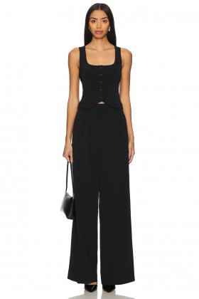  Damen-Jumpsuit | Lovers + Friends Dakota Jumpsuit Schwarz