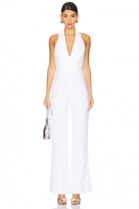  Damen-Jumpsuit | Lovers + Friends Elena Jumpsuit Weiß