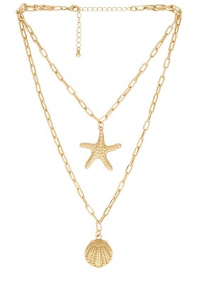  Damen | Lovers + Friends Athena Halskette Gold