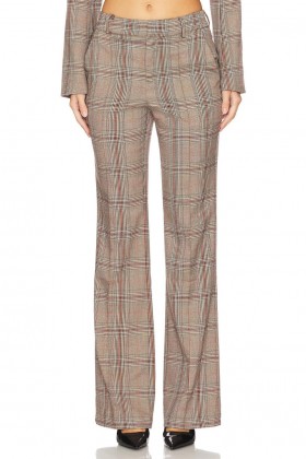  Damenhose | Lovers + Friends Bonnie Hose, braun kariert, mehrfarbig