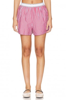  Damenshorts | Lovers + Friends Maxy Short Rot & Weiß