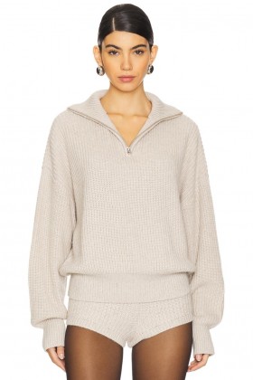  Damenpullover & Strickwaren | Lovers + Friends Shivani Zip-Pullover Beige
