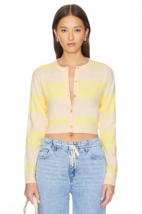  Damenpullover & Strickwaren | Lovers + Friends Tiago Cardigan Gelb Multi